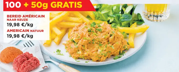 Promotie: Bereid américain naar keuze