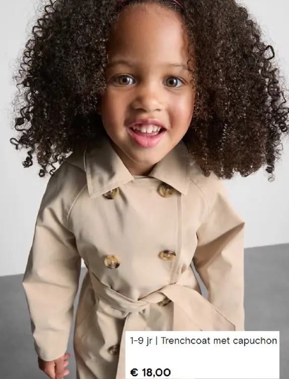 Offre: Trenchcoat met capuchon