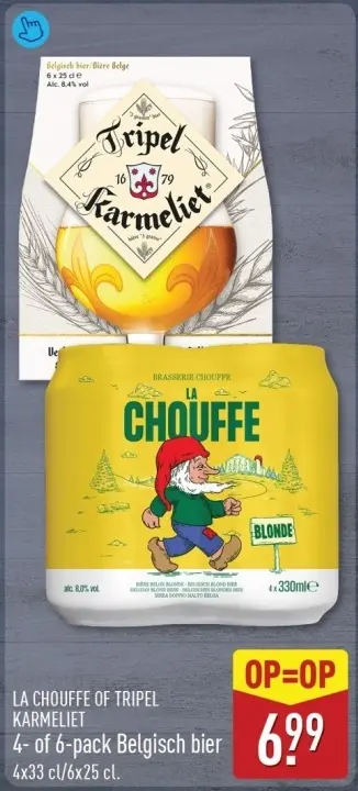 Aanbieding: La chouffe of Tripel Karmeliet