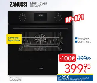 Aanbieding: ZANUSSI Multi oven