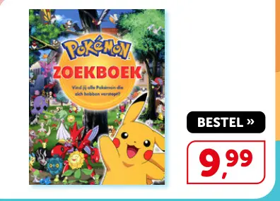 Promotie: Pokémon Zoekboek