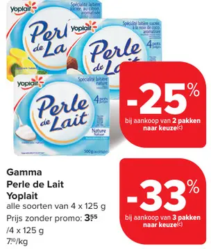Aanbieding: Perle de Lait