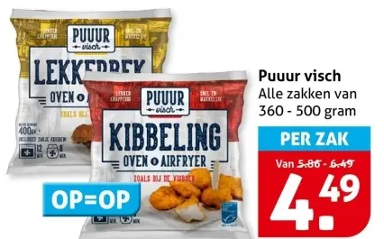Aanbieding: Lekkerbek / Kibbeling