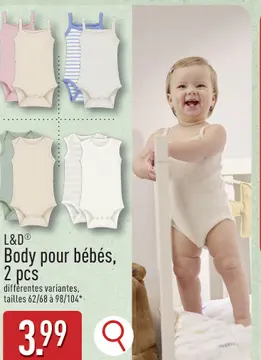 Offre: Body pour bébés