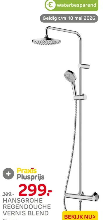 Aanbieding: Regendouche vernis blend