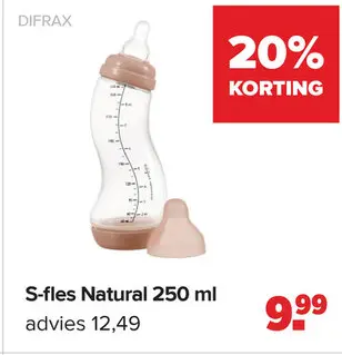 Promotie: S-fles Natural
