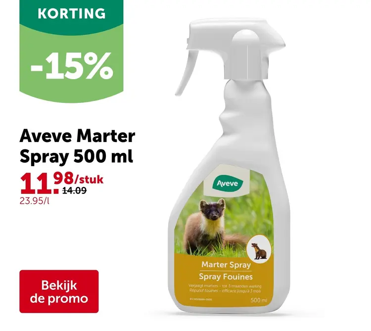 Promotie: Marter Spray