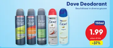 Aanbieding: Dove Deodorant