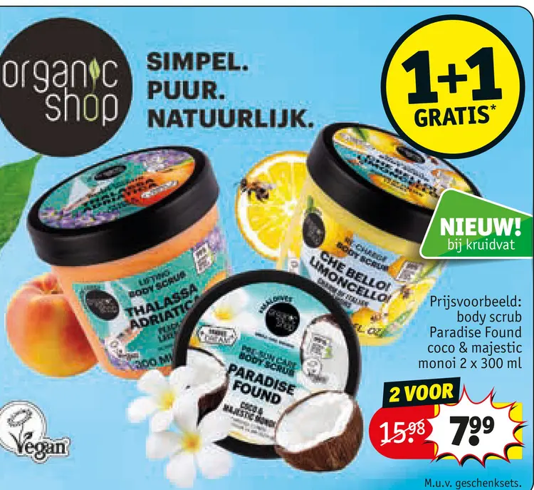 Aanbieding: body scrub 