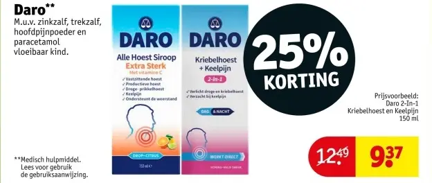 Aanbieding: Alle Hoest Siroop Extra Sterk / Kriebelhoest 