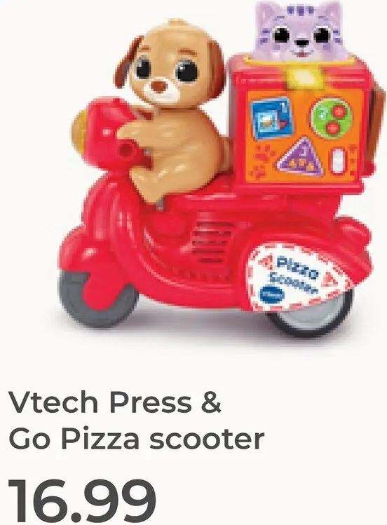 Aanbieding: Press & Go Pizza scooter