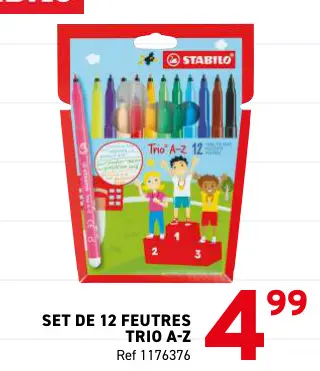 Offre: Feutres trio a-z