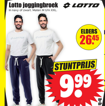 Aanbieding: Lotto joggingbroek