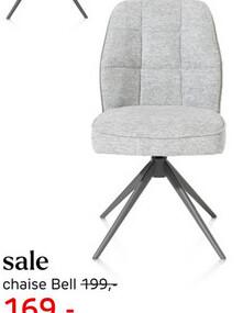 Offre: Bell, Chaise - Pietement Graphite - Pivotante - Confort Ressorts - Calabria - Vert Mousse