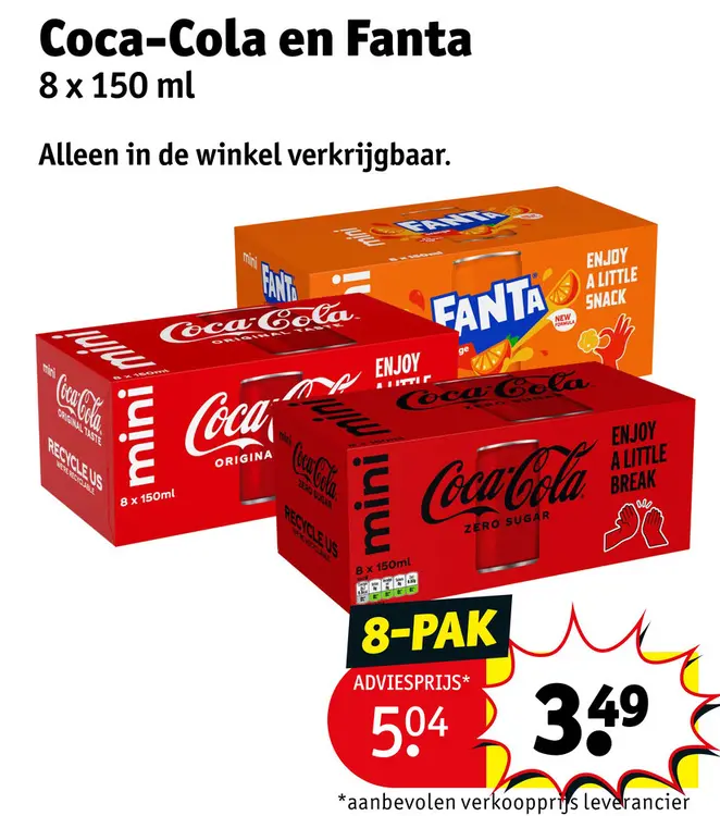 Aanbieding: Coca-Cola en Fanta