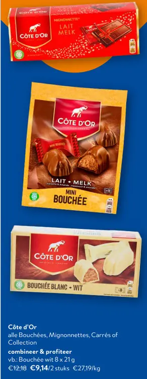 Promotie: Bouchée wit