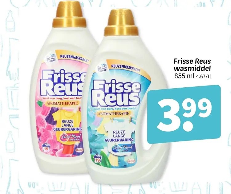 Promotie: Frisse Reus wasmiddel
