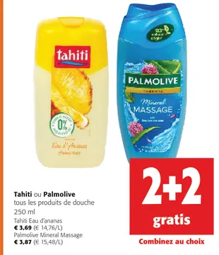 Offre: Tahiti ou Palmolive