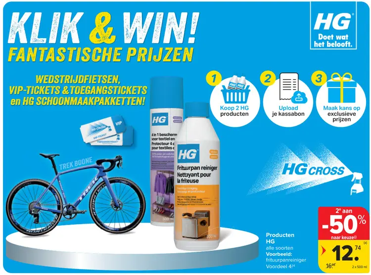 Promotie: Producten HG