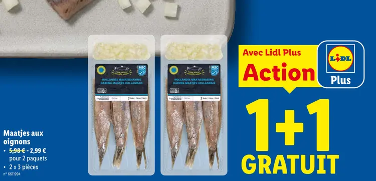 Offre: Maatjes aux oignons