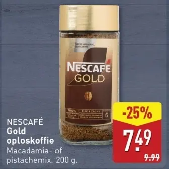 Aanbieding: NESCAFÉ Gold oploskoffie
