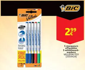 Offre: 5 marqueurs effaçables / 5 whiteboardmarkers