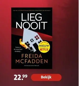 Aanbieding: LIEG NOOIT