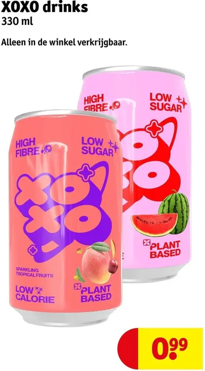 Aanbieding: XOXO Drinks