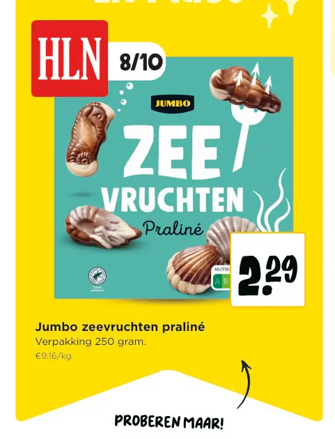 Promotie: zeevruchten praliné