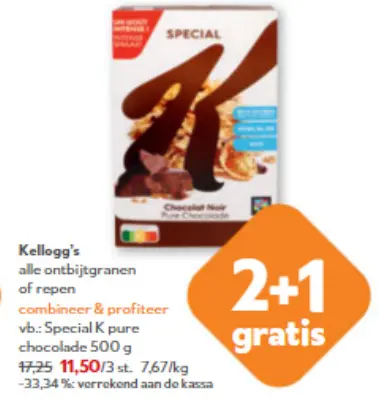 Promotie: Special K pure chocolade