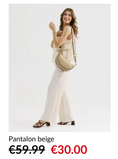 Offre: Pantalon beige