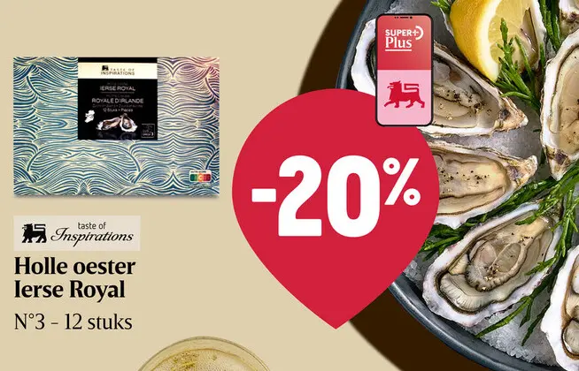 Promotie: Holle oester Ierse Royal