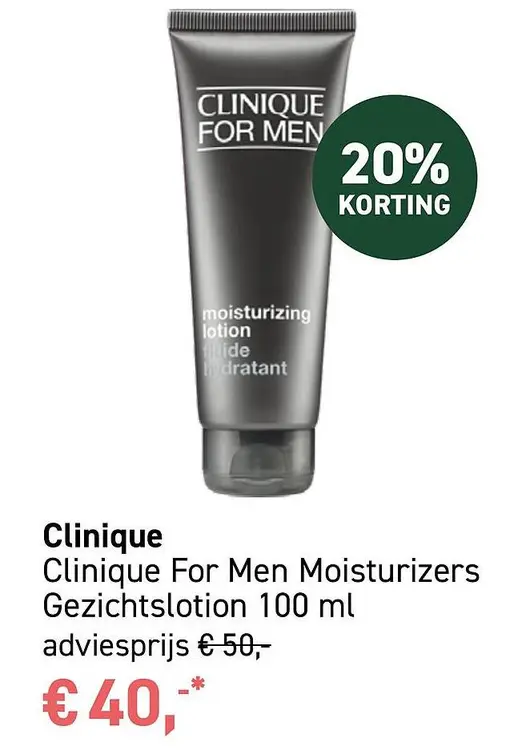 Aanbieding: Clinique For Men Moisturizers Gezichtslotion
