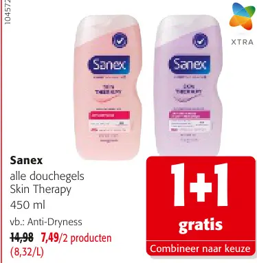 Promotie: Sanex alle douchegels