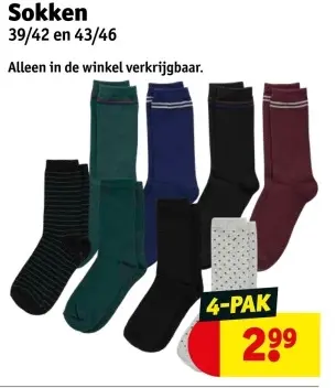 Aanbieding: Sokken