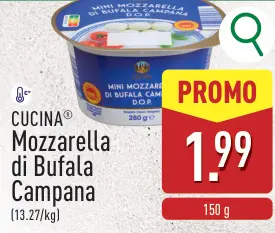 Promotie: Mozzarella di Bufala Campana