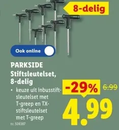 Promotie: Stiftsleutelset