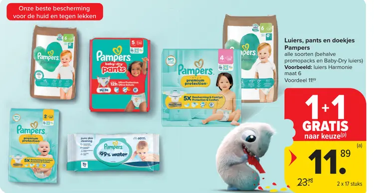 Promotie: Luiers, pants en doekjes
