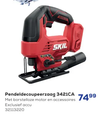Promotie: Pendeldecoupeerzaag 3421CA