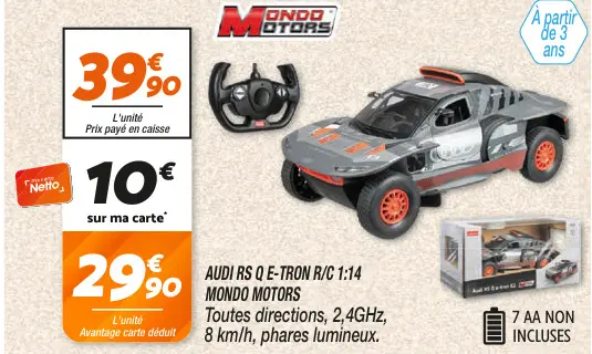 Offre: Audi rs q e-tron r/c 1:14