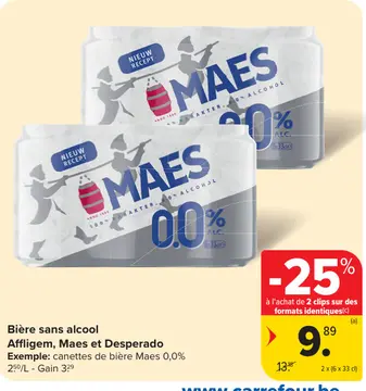 Offre: Bière sans alcool