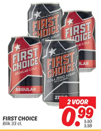 Aanbieding: First choice