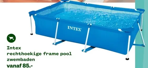 Aanbieding: rechthoekige frame pool zwembaden