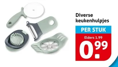 Aanbieding: Diverse keukenhulpjes