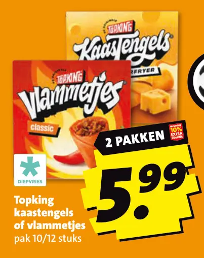 Aanbieding: Kaastengels of vlammetjes