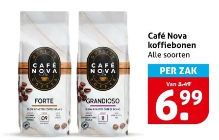 Aanbieding: koffiebonen