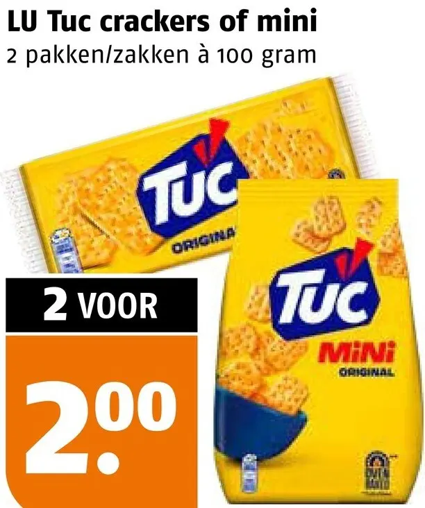 Aanbieding: Crackers of mini
