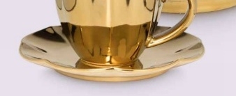 Aanbieding: Theepot shiny gold - goud - 800 ml