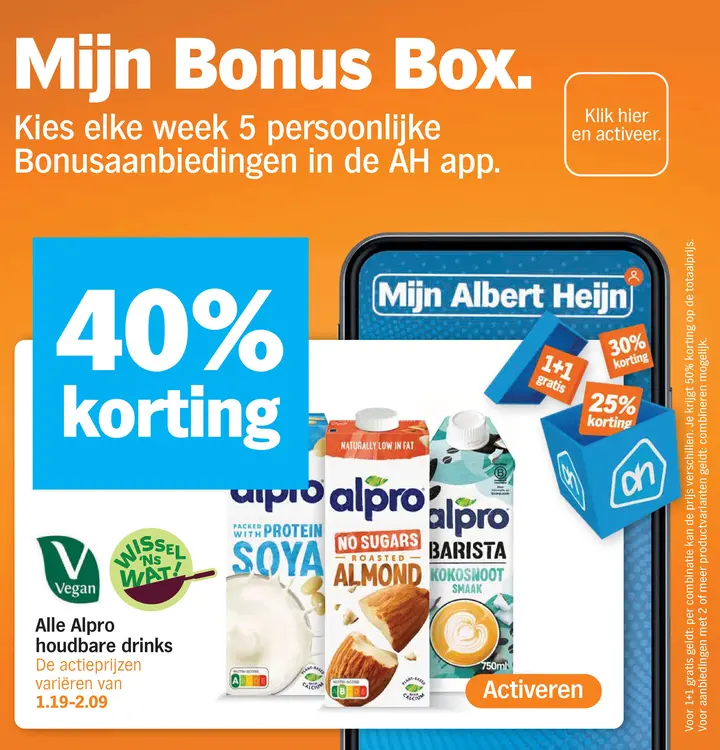 Aanbieding: Alpro houdbare drinks