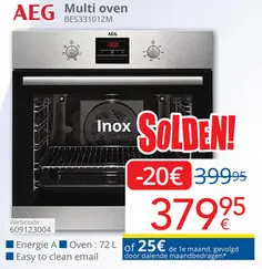 Aanbieding: AEG Multi oven BES331012M
